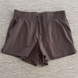 all in motion Women's Drawstring Performance Shorts in Taupe